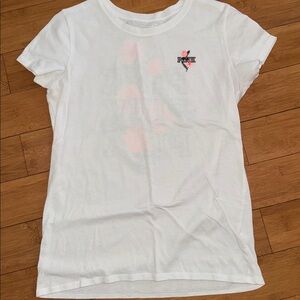 PINK Victoria's Secret White Tee with Pink Logo